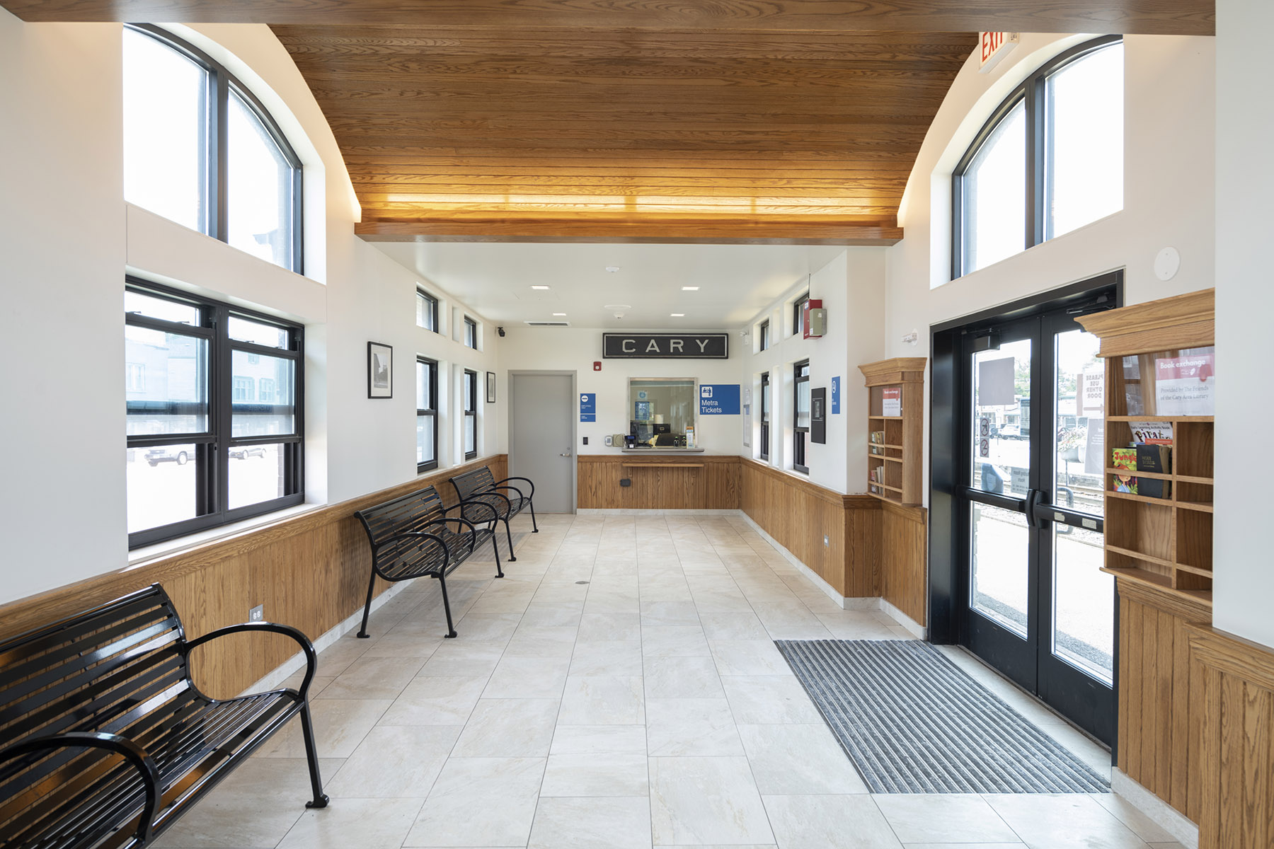 Cary Metra Station Accel Construction