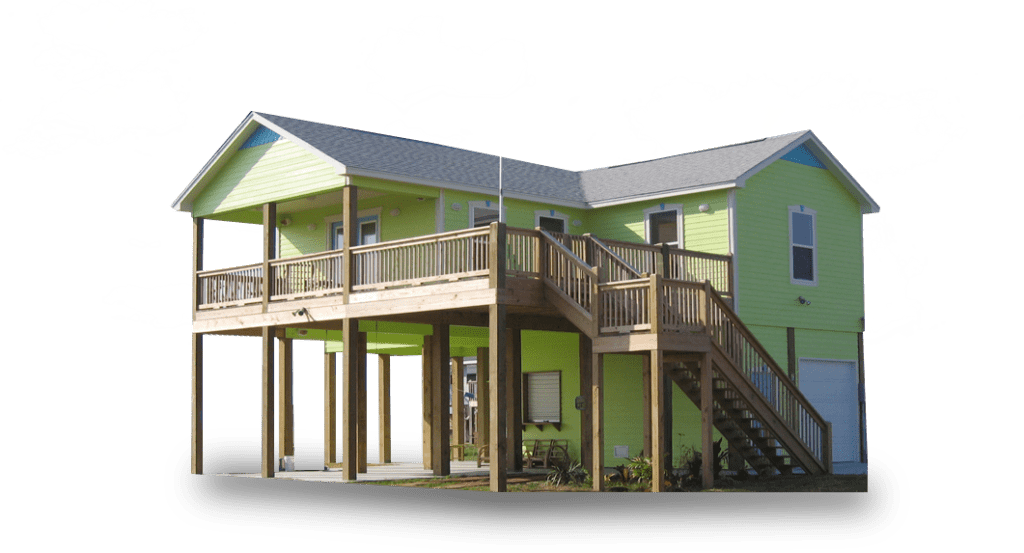 Custom Elevated Beach Homes in Bolivar Peninsula Accent Beach Homes