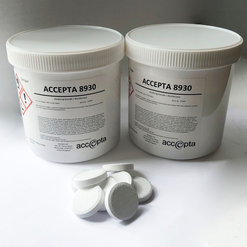 Accepta 8930 Effervescent Chlorine Tablets