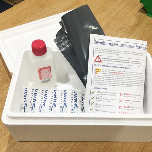 TVC / Aerobic Colony Count Water Analysis UKAS accredited