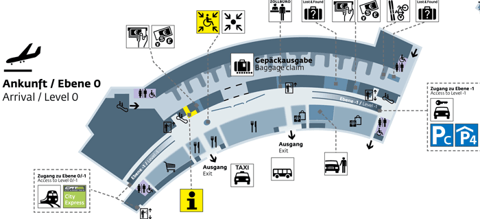 Vienna Austria Airport Map