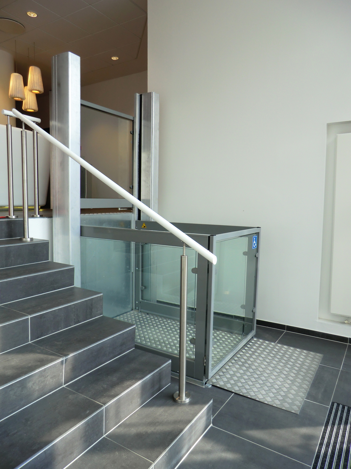 Lifts in commercial buildings, office, factory lifts, passenger and