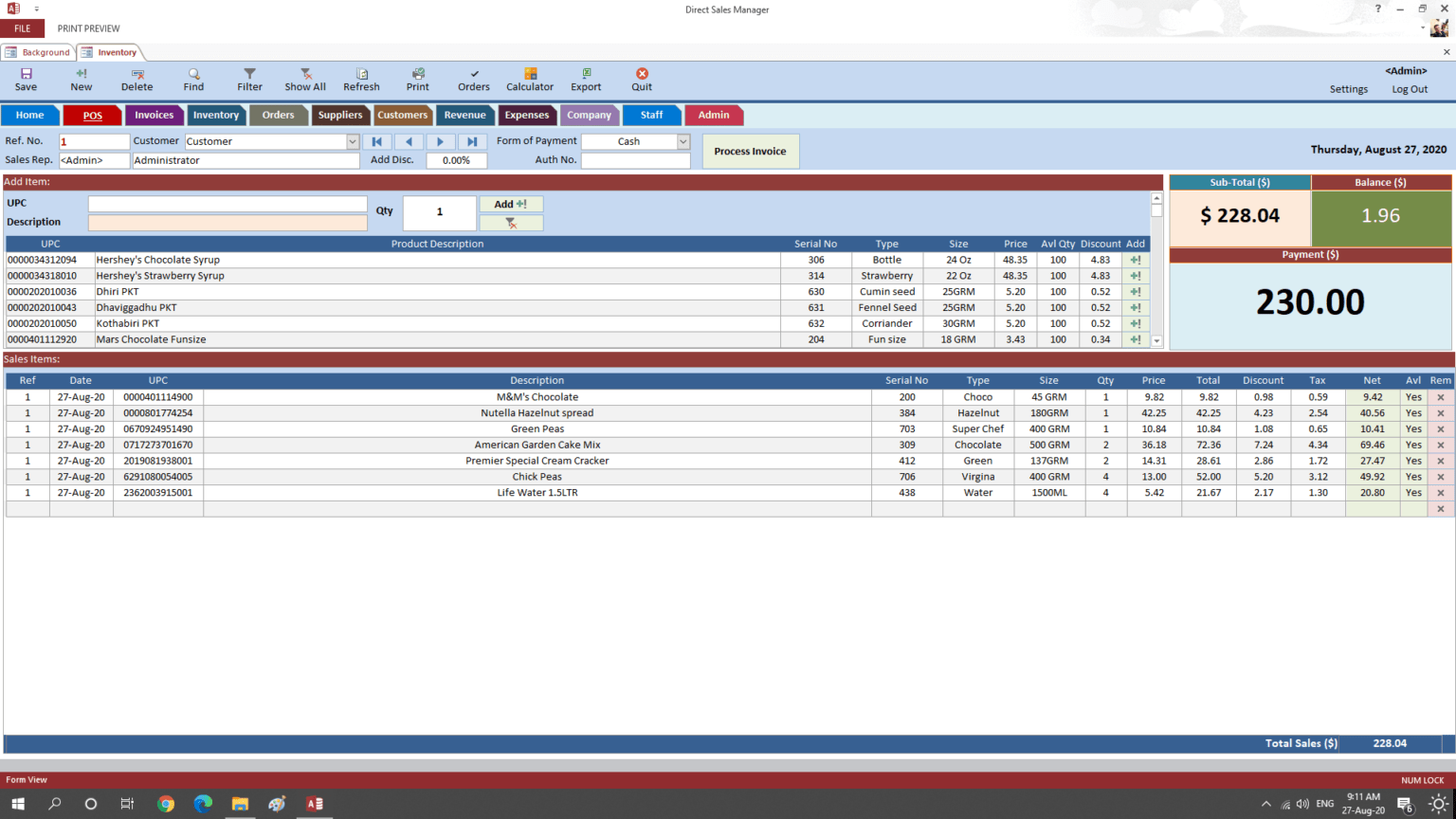 Microsoft Access Invoicing Software Microsoft Access Programs