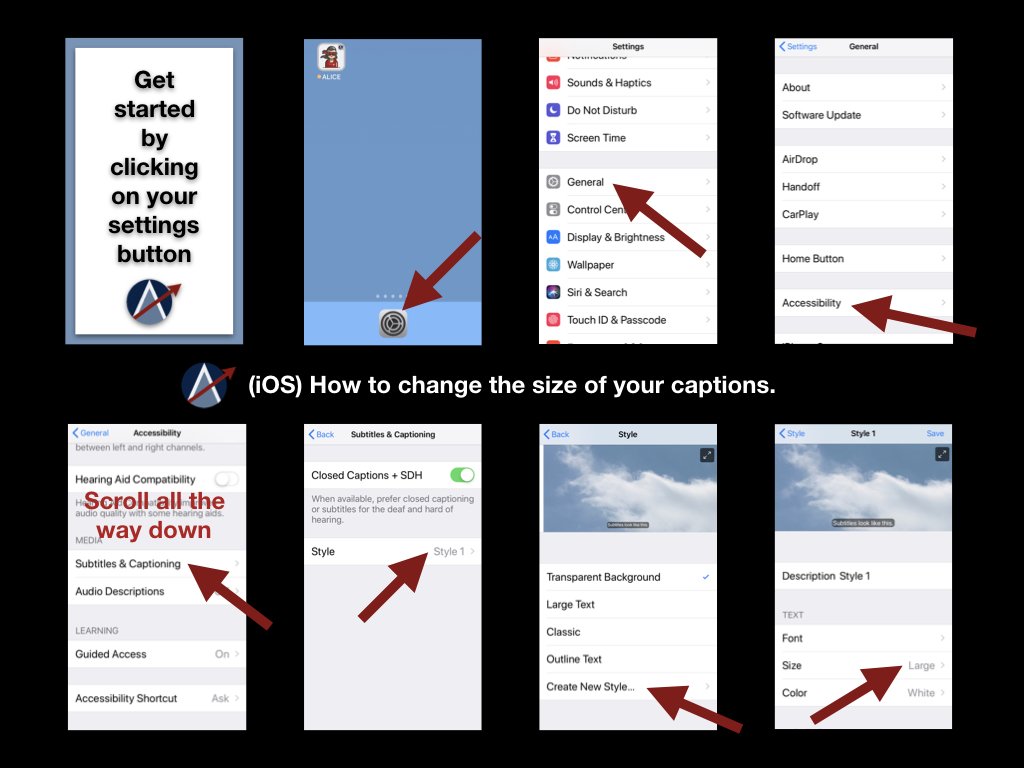 How to Change Caption Sizes (iOS) Access Simplified