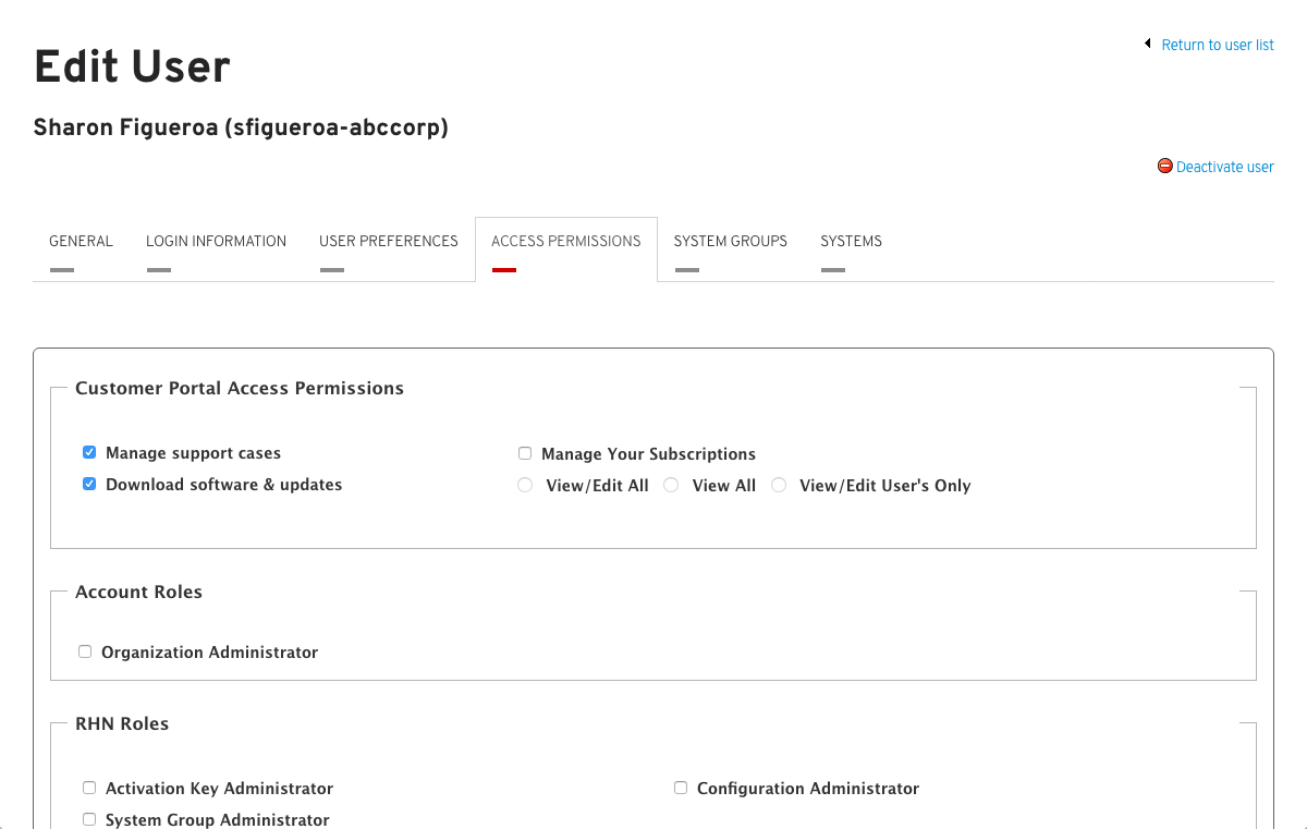 How to Create and Manage Users Red Hat Customer Portal