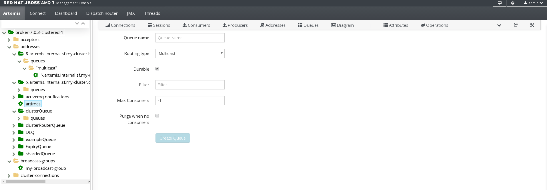 Using AMQ Console Red Hat Product Documentation