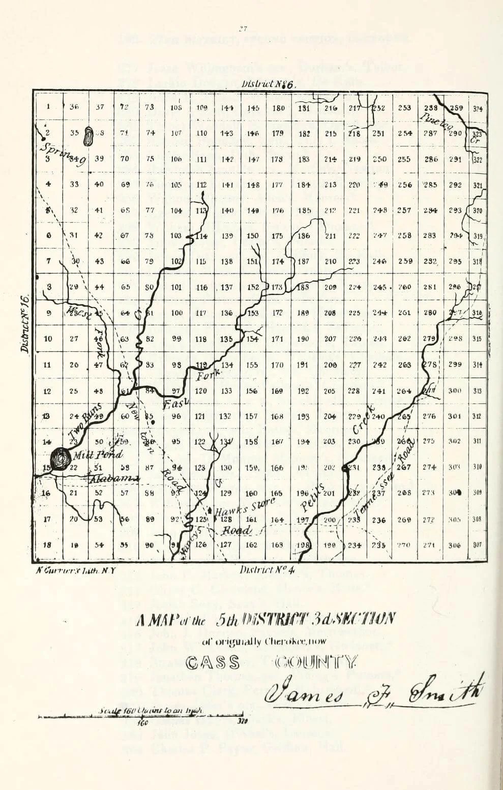 5th District, 3rd Section, Cherokee Land Lottery Access Genealogy