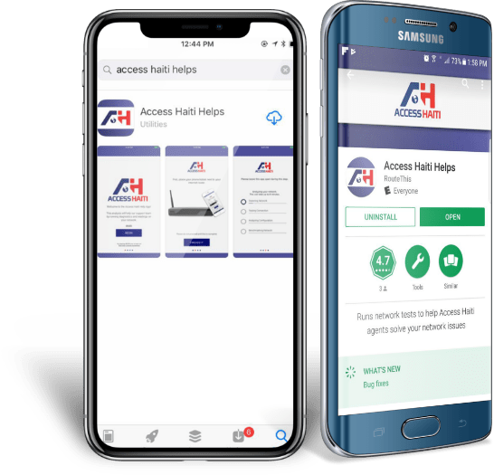 For home and business Access Haiti