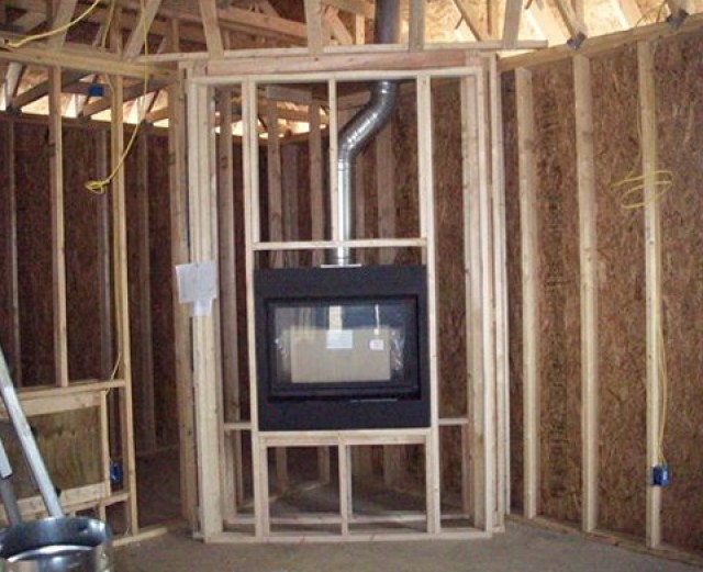 Gas Fireplace Flue Installation