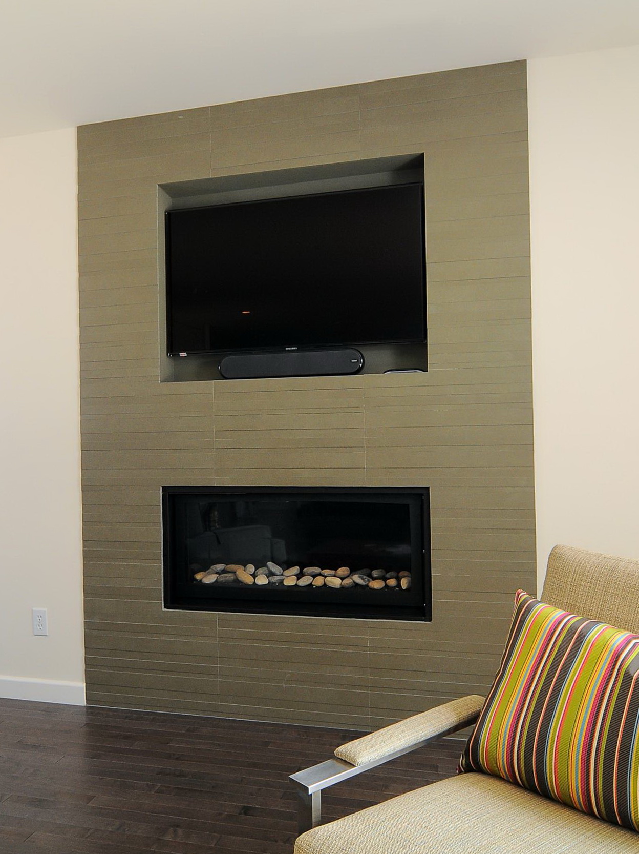 Floor To Ceiling Fireplace Tile Home Design Ideas