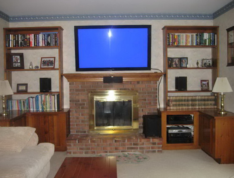 Fireplace Tv Mounting Solutions Home Design Ideas