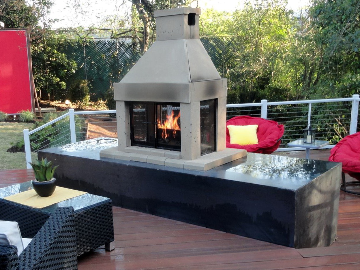 Diy Outdoor Propane Fireplace Home Design Ideas