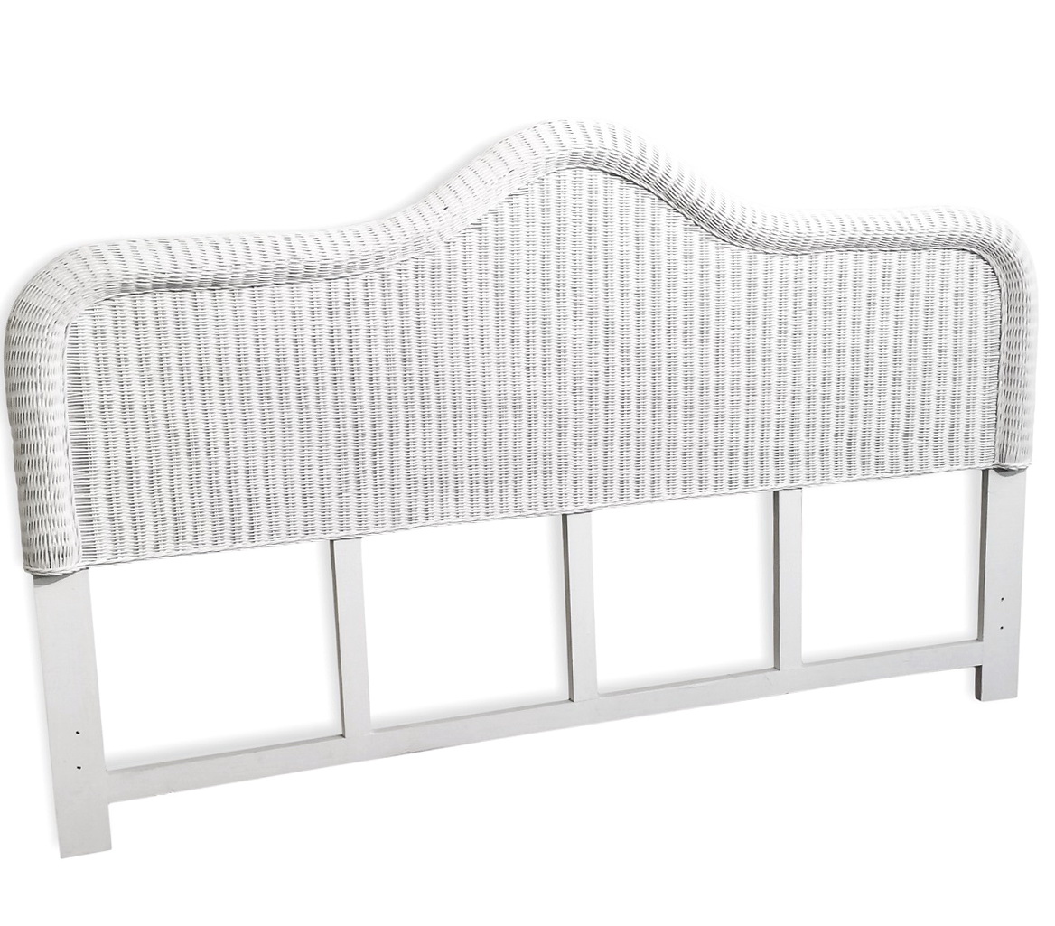 White Wicker Headboard Target