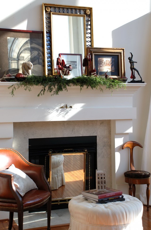 Decorating A Fireplace Without Mantle