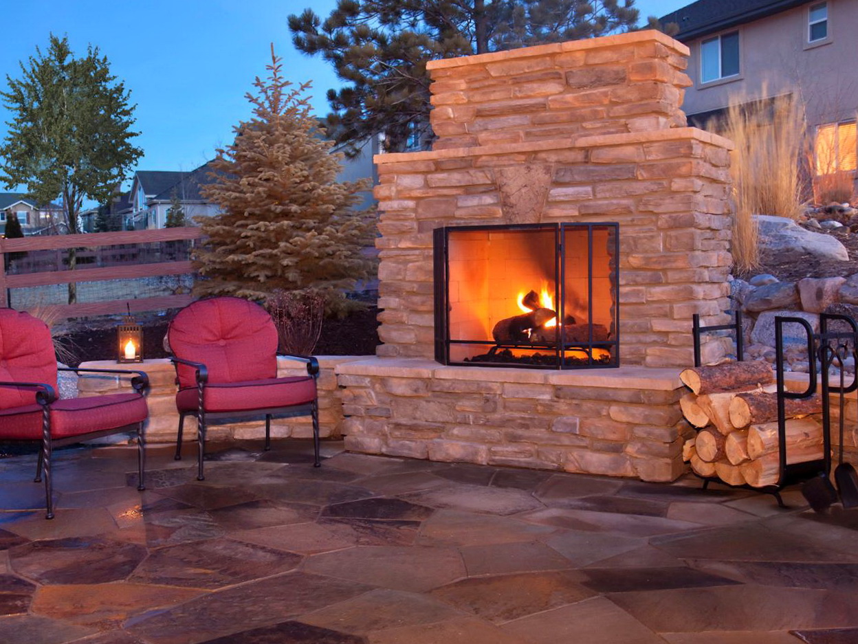 Outdoor Fireplace Chimney Height Home Design Ideas
