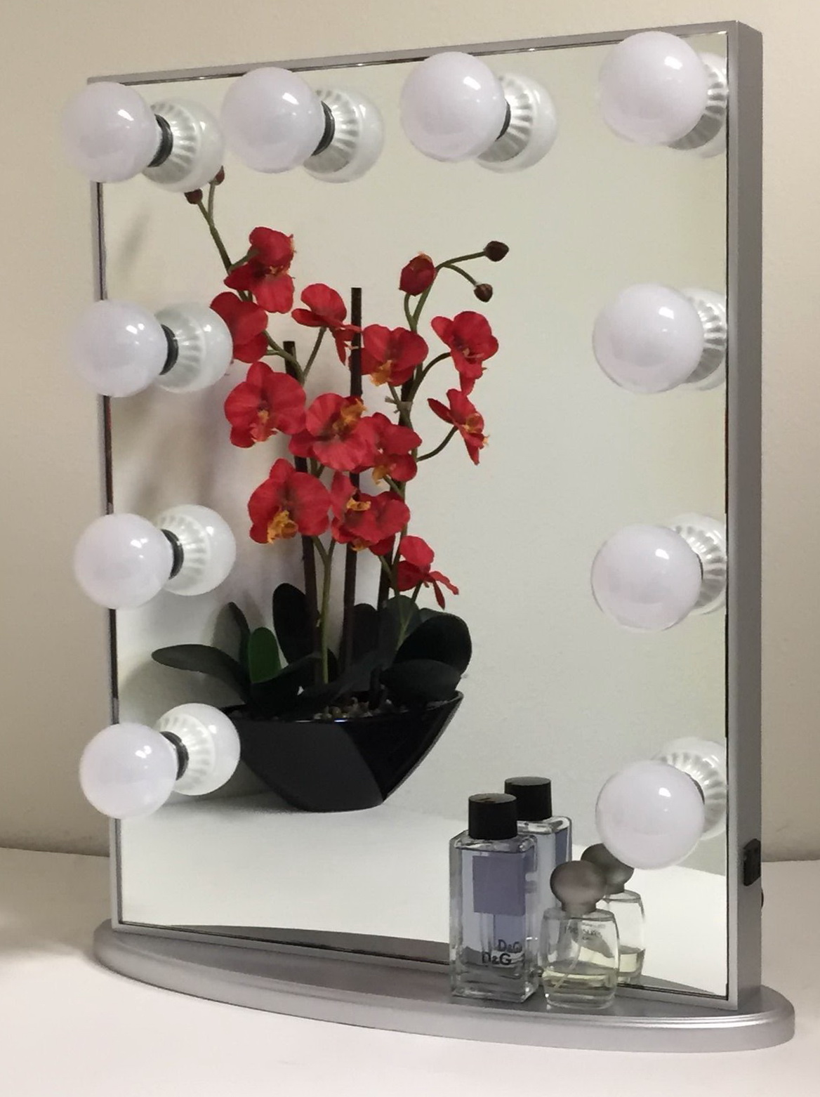 Broadway Lighted Vanity Mirror Table Top Home Design Ideas