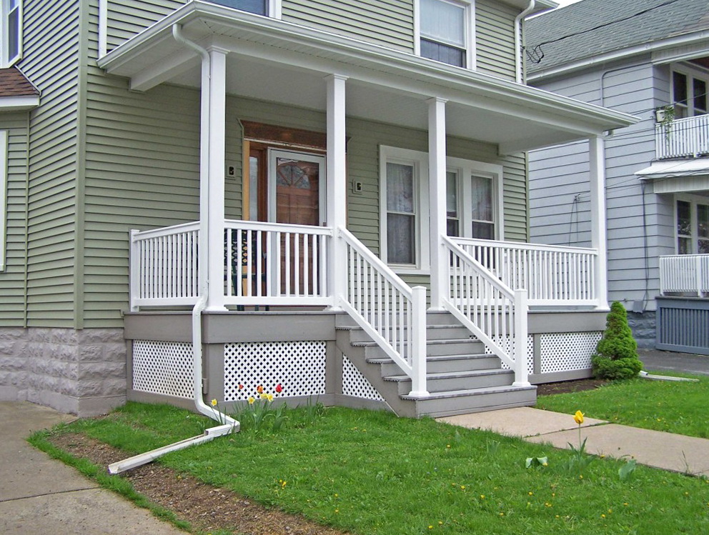 Front Porch Fence Ideas Home Design Ideas