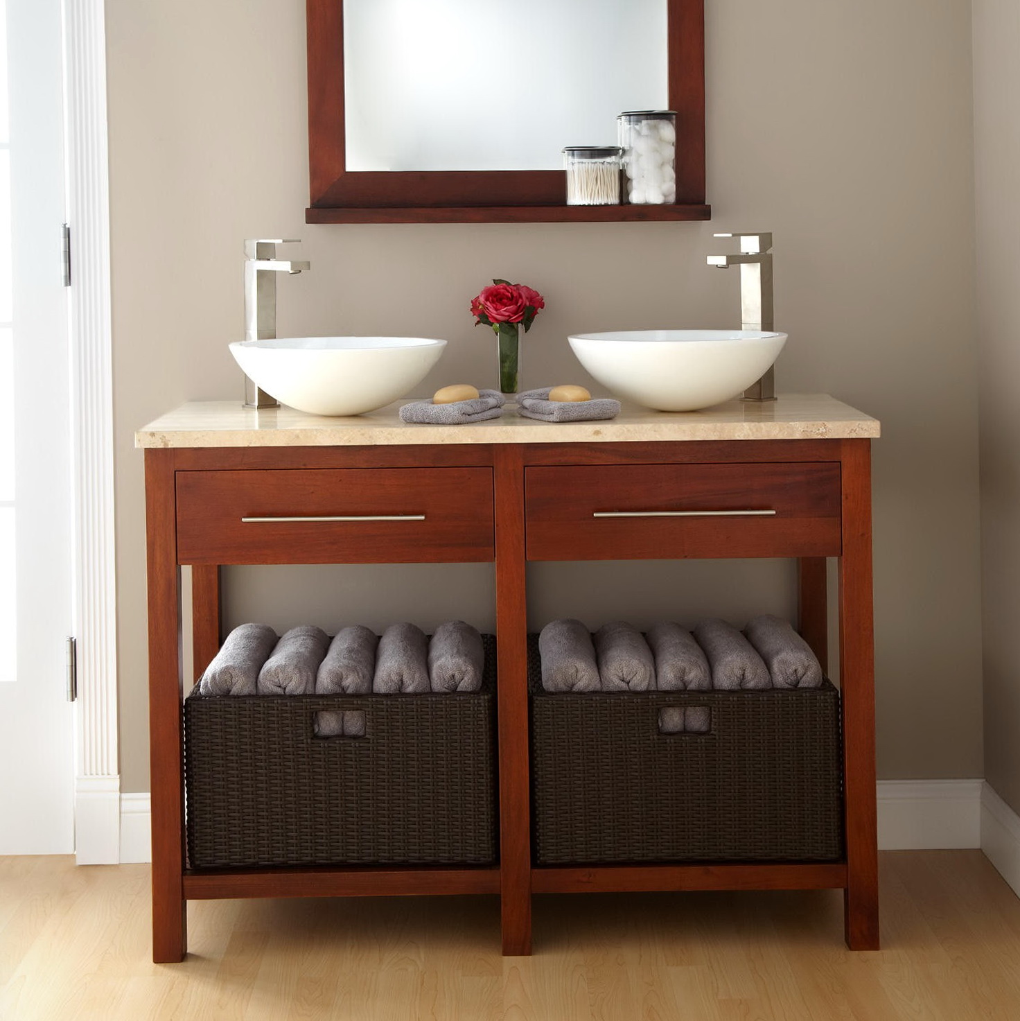 Vanity With Sink Bowl On Top