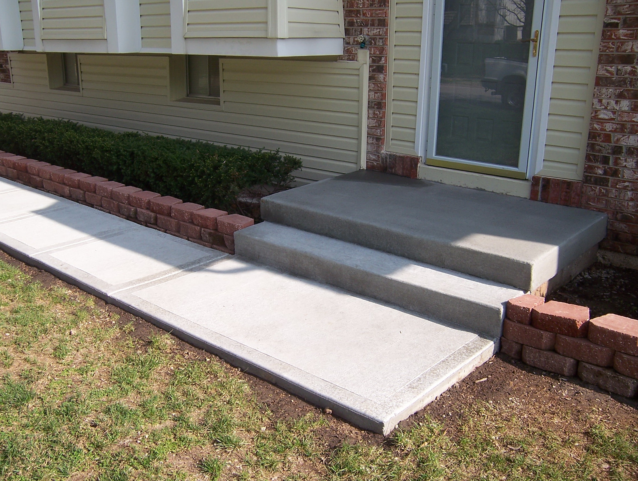 Cement Front Porch Ideas