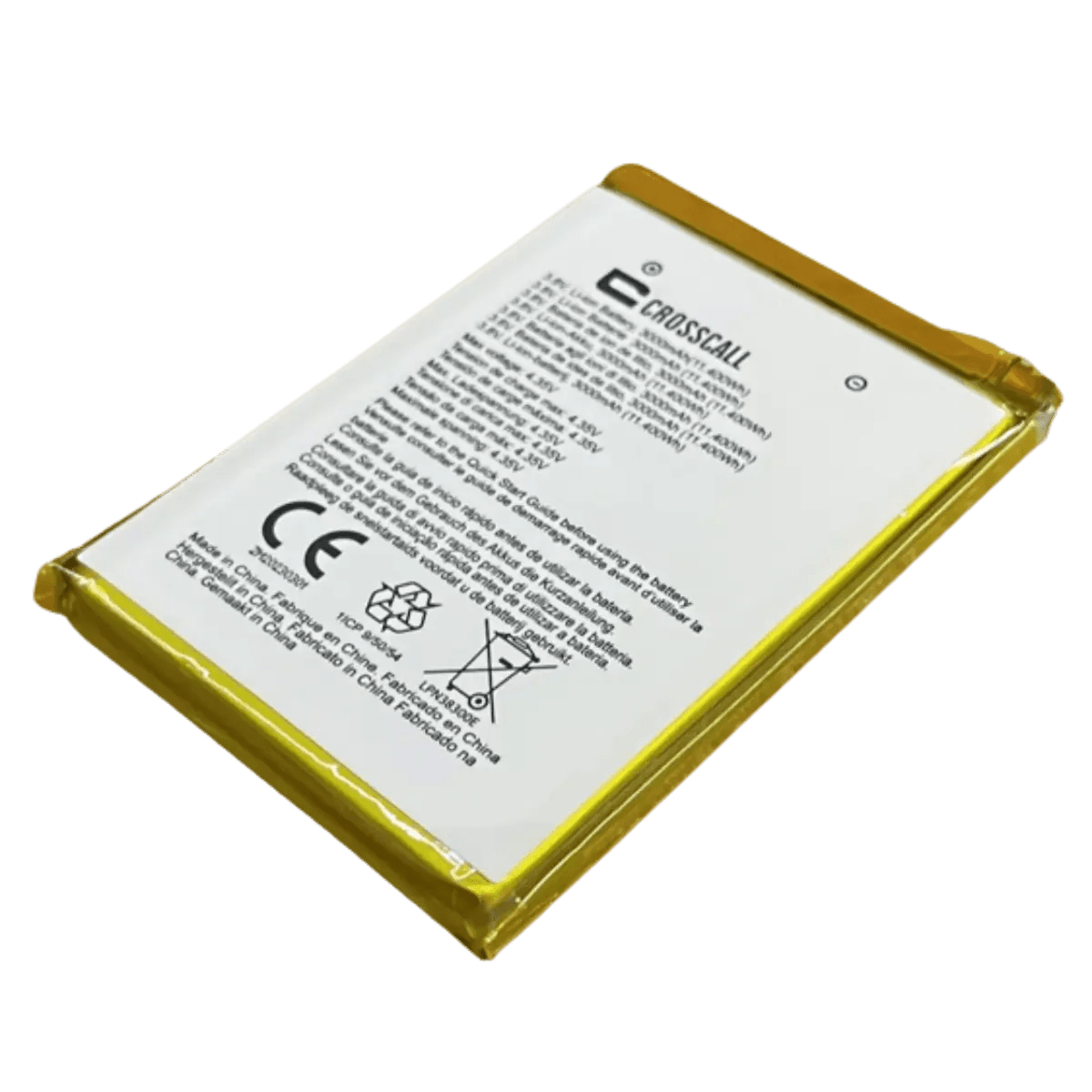 Batterie LPN38300E d'origine pour téléphone Crosscall Trekker M1