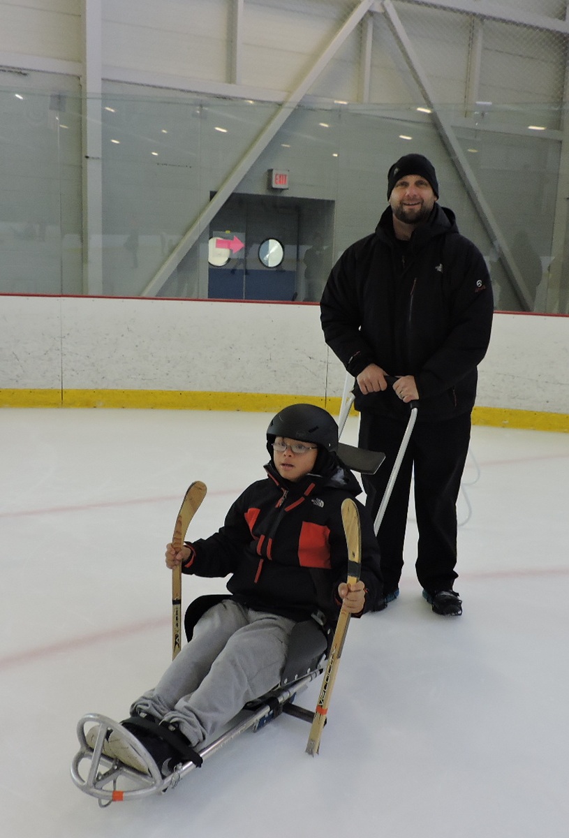 Adaptive SkatingGames on Ice! Access Recreation New England Access