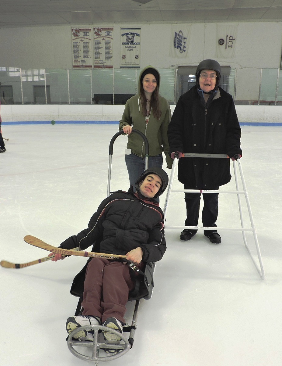 Adaptive SkatingGames on Ice! Access Recreation New England Access