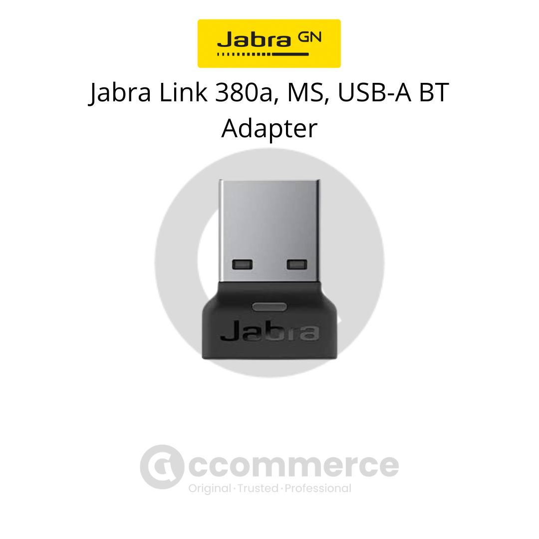 Jabra Link 380a, MS, USB-A BT Adapter - Accommerce.id