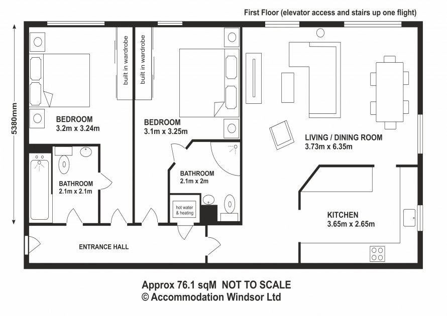 Windsor Pavilions serviced apartments Windsor short lets