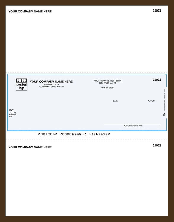 High Security Laser Checks for EBMS Middle Single Part