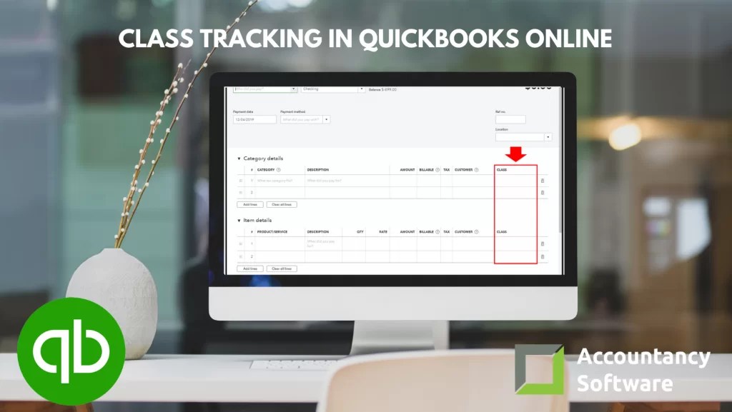 QuickBooks Online Class Tracking Accountancy Software