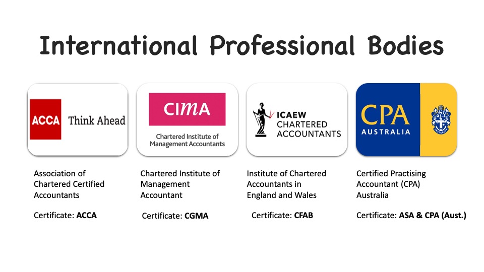 Professional Bodies Accounting