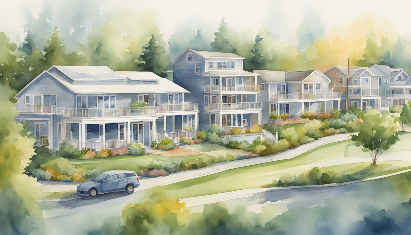 How do real estate companies manage and record operating expenses versus capital expenditures