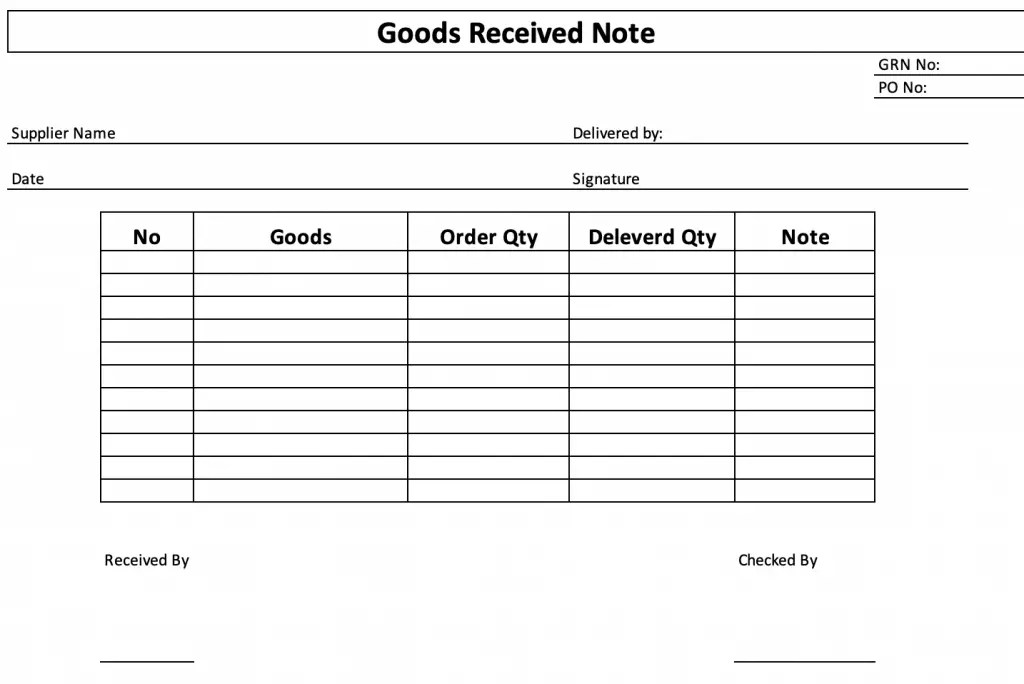 What is Goods Received Note? Process Important Accountinguide
