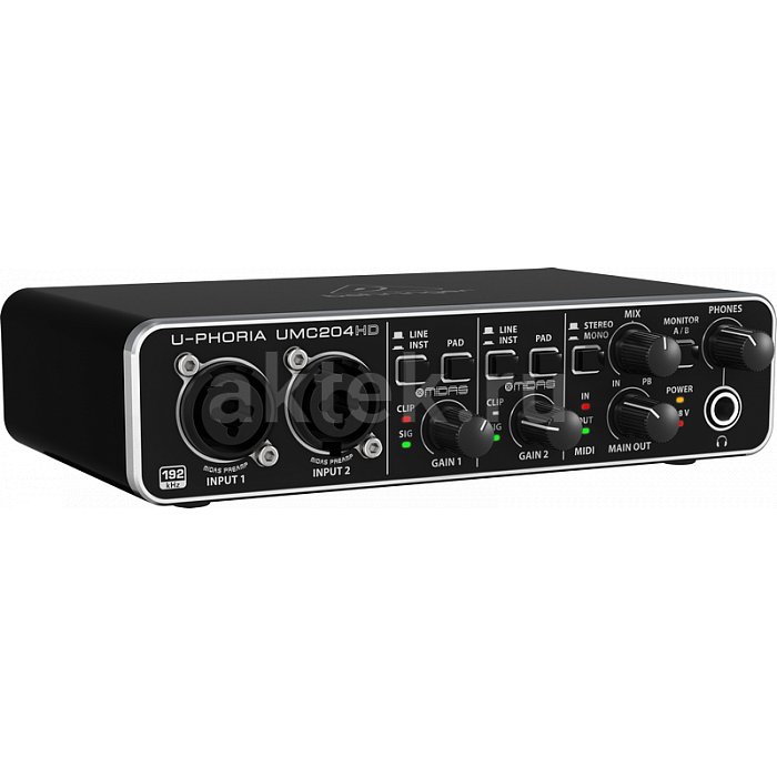 Behringer UMC204HD Аудиоинтерфейс