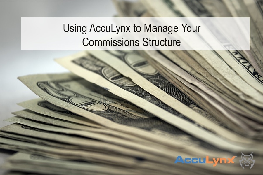 Using AccuLynx to Manage Your Commissions Structure
