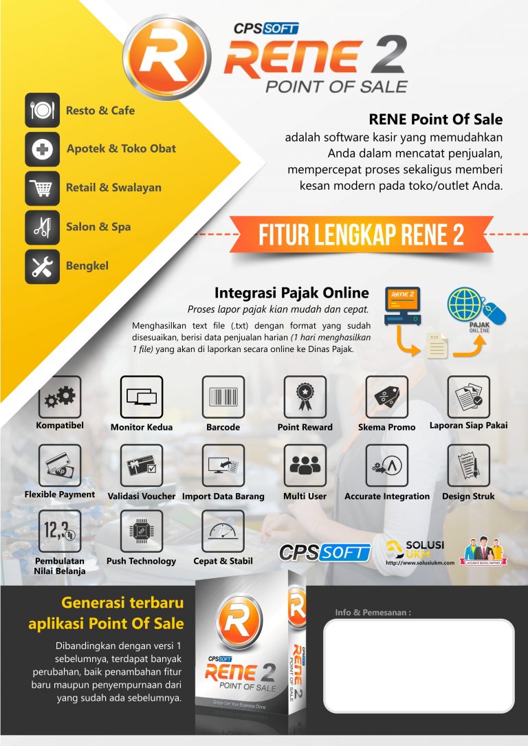 Brosur Produk Accurate Accounting Software Dan ReNe POS
