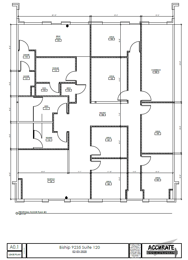 Hawthorne Plaza Office Layout Accurate Development