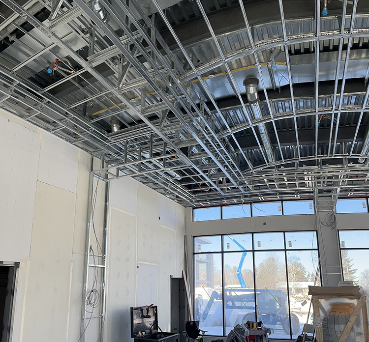 Decorative Steel Stud Bulkheads