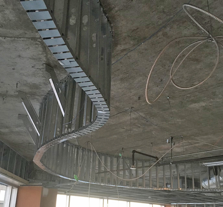 Decorative Steel Stud Bulkheads