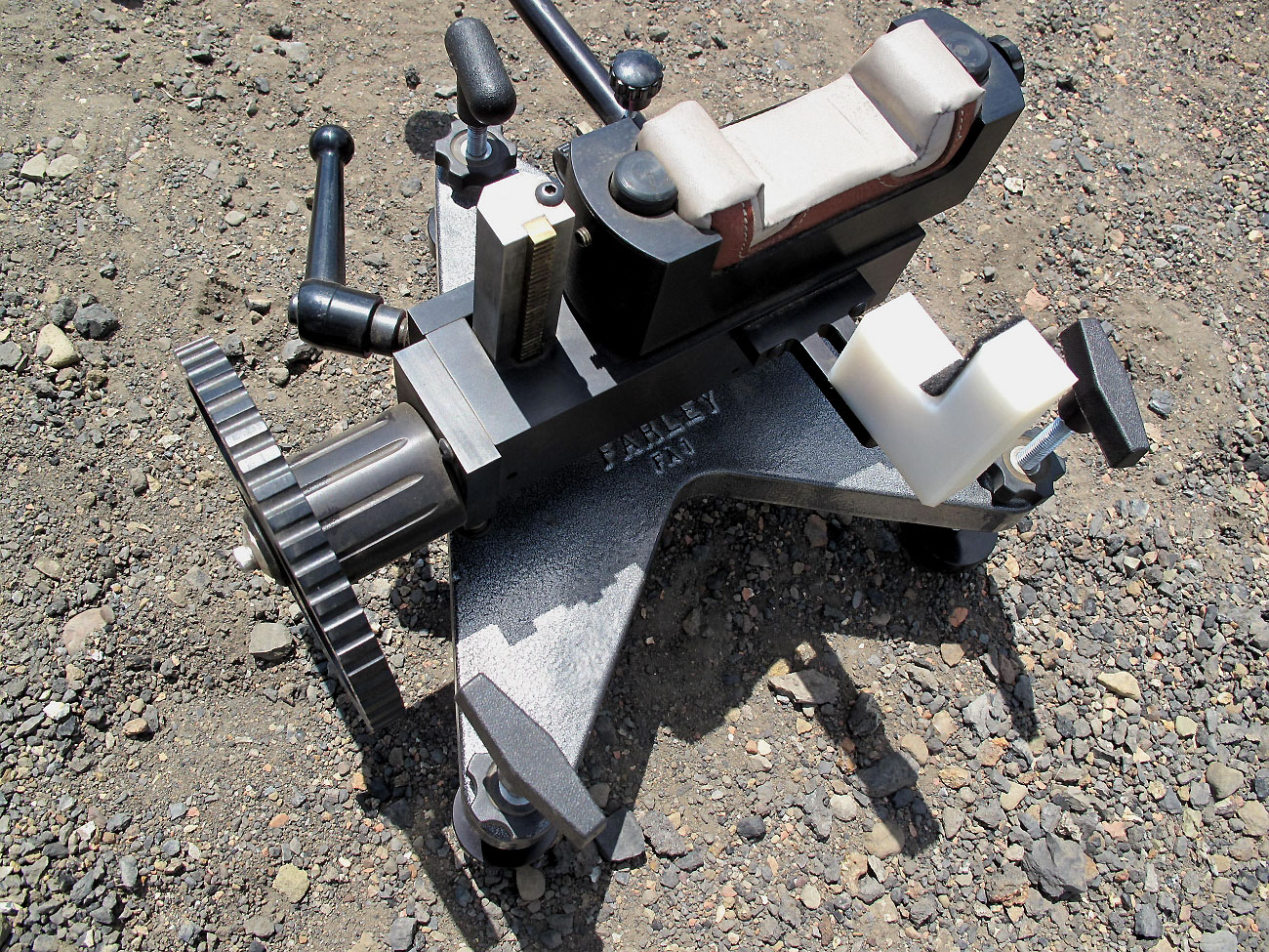 Prototype ‘Big Wheel’ Farley CoAxial Rest for FOpen Competition