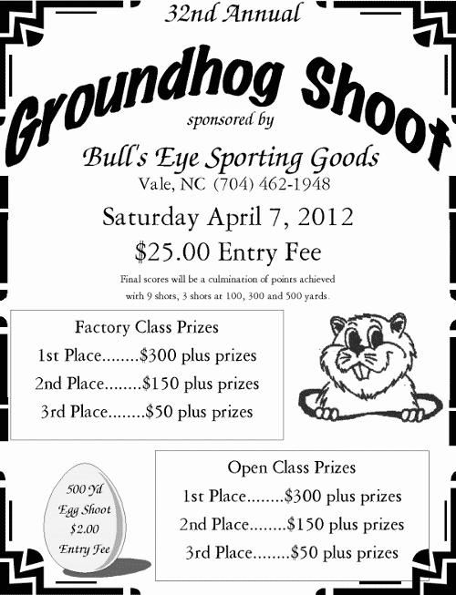 Hickory Groundhog and Egg Shoot Slated for April 7, 2012 « Daily Bulletin