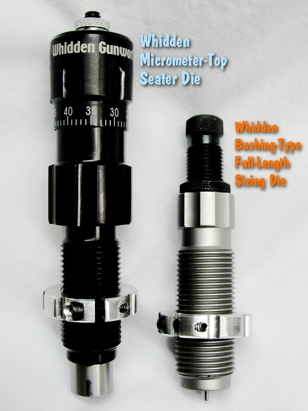 Whidden Gunworks Sizing & Seating Dies within