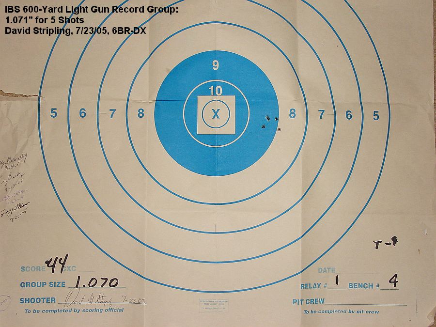 600Yard RecordSetting 6 BRDX within