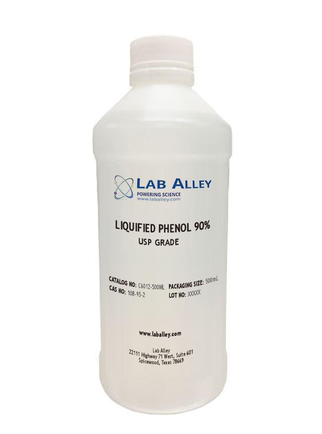Phenol, Liquified, GR 500 mL Accuscience