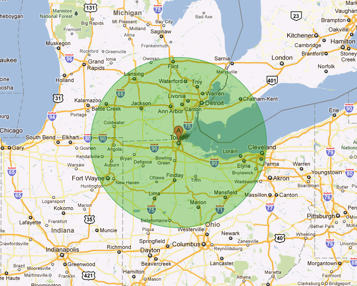 Map Of Northwest Ohio Northwest Ohio Document Destruction and Paper Shredding