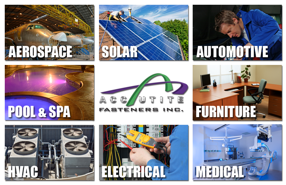 Industries Served ACCUTITE FASTENERS, INC. • 18004887634