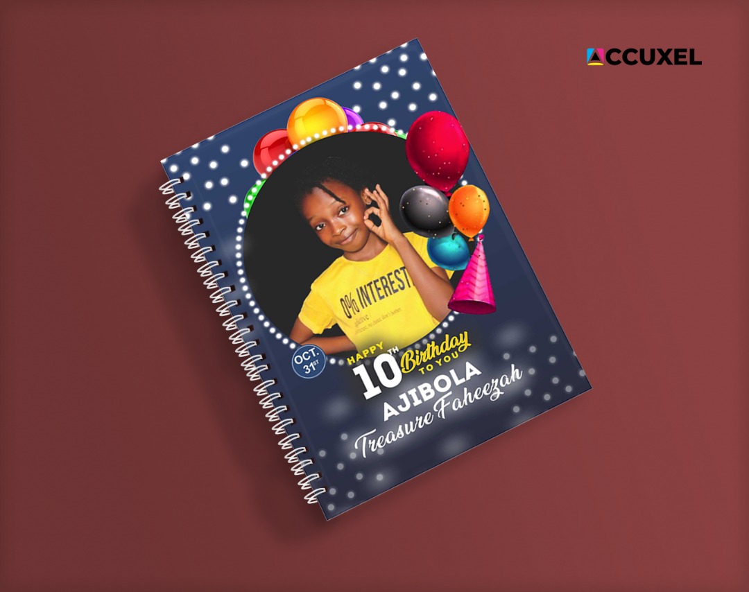 We Make Custom Birthday Jotter Design And Printing Design And