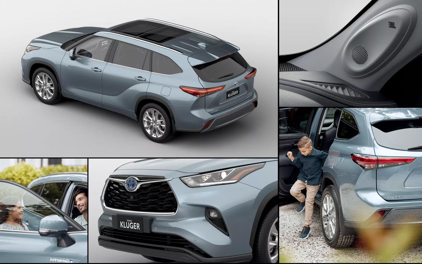 Explore Toyota Kluger Hybrid Hybrid 7 Seat SUV