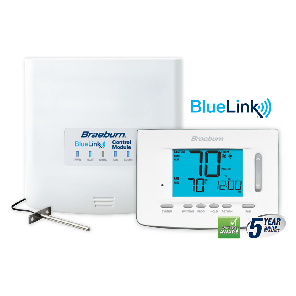 Braeburn BlueLink 7500 Universal Wireless Thermostat Kit 3 Heat / 2