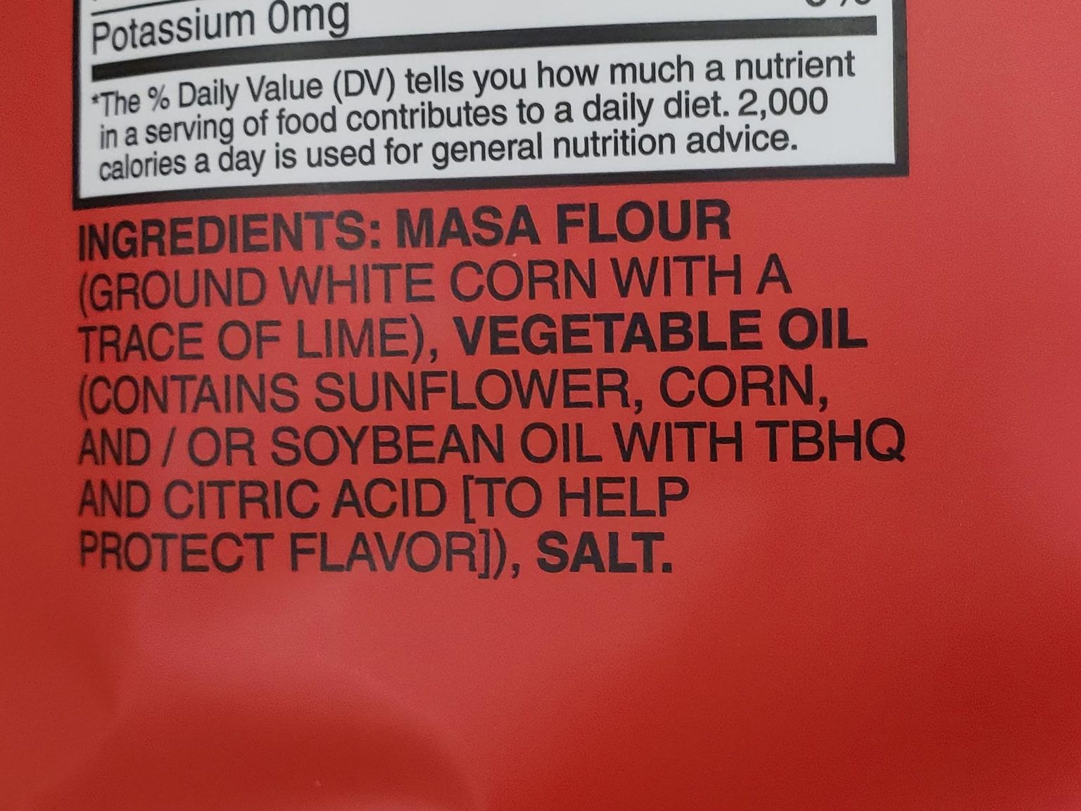 Whole GrainRich Tortilla Chip Examples ACD